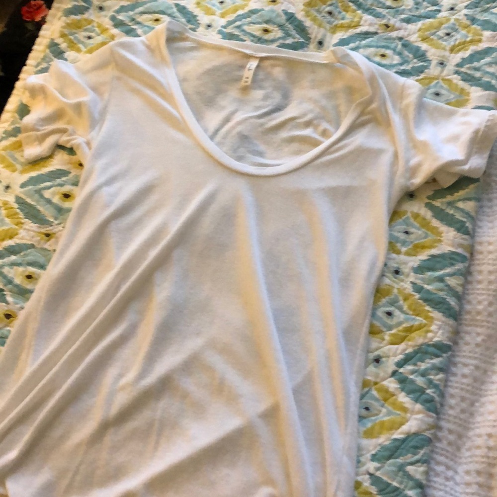 Soft white tee